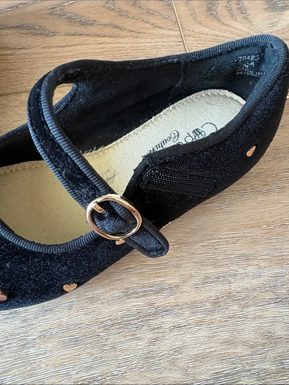 Cupcake Couture Ayla Toddler/Little Kid Girls' Flat – Black size 10